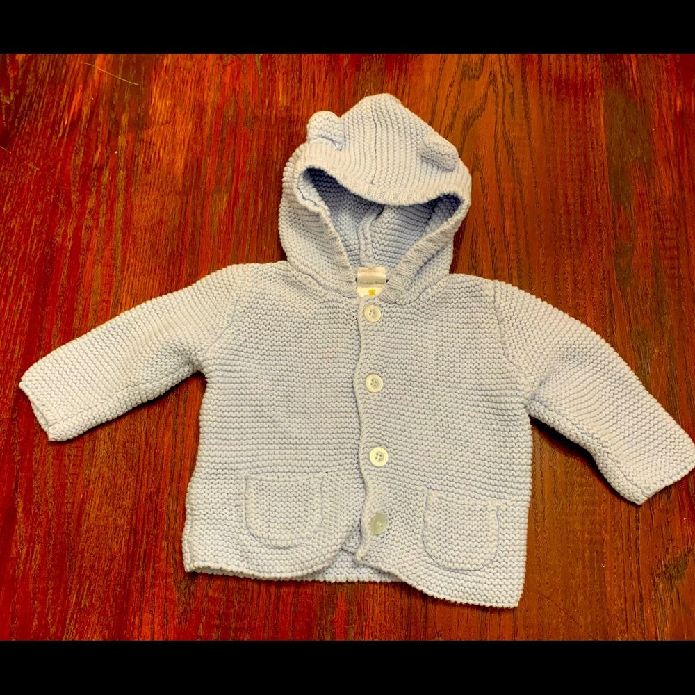 Baby sweater size 6mo blue